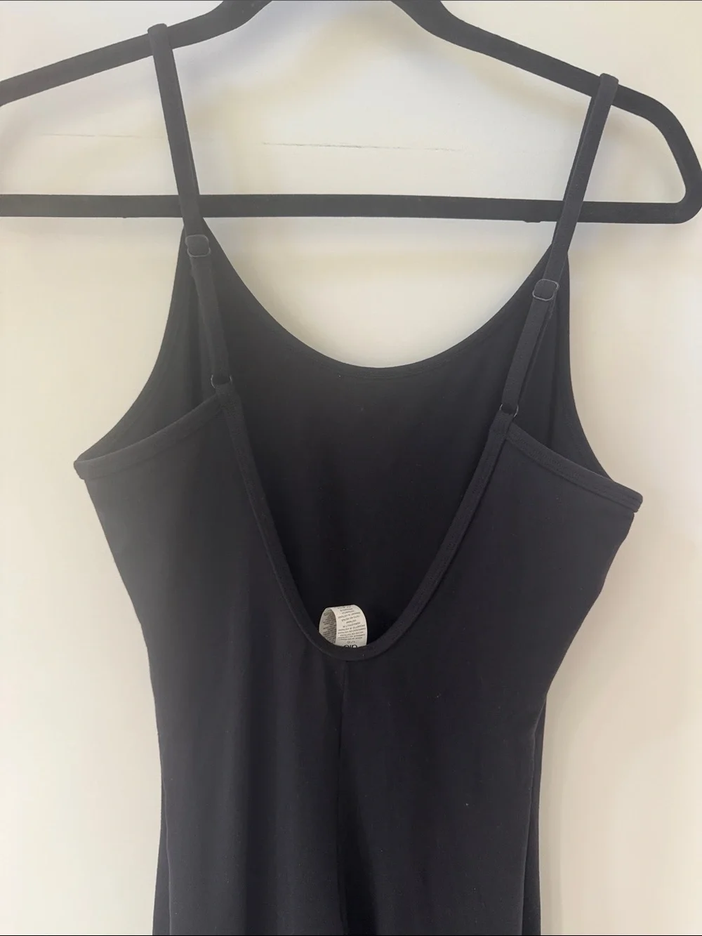 ALO Yoga Airbrush One and Done Onesie Black Slim Scoop-Neck Jumpsuit